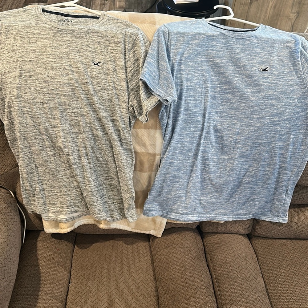 HOLLISTER Men’s Crew Neck Small logo Tees